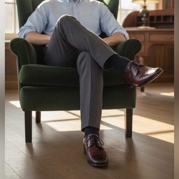 Florsheim burgundy cap toe oxford main image 4